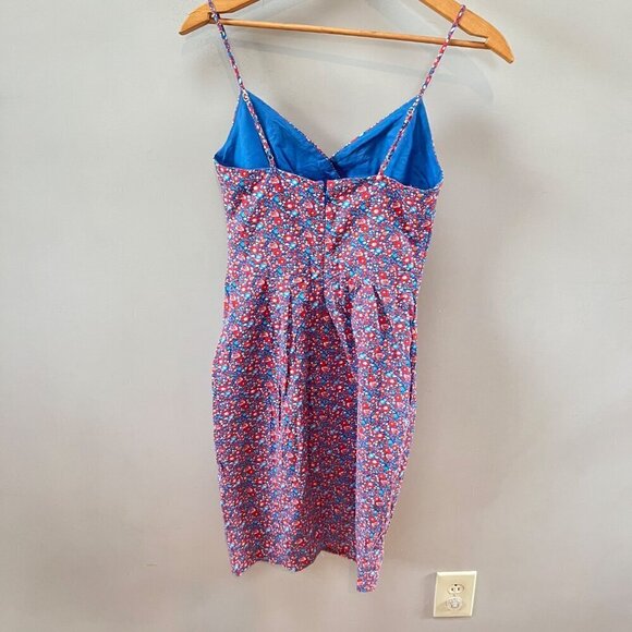 J. Crew Summer Dress Liberty Print- Betsy Ann Floral - Sz. 000‎ - Picture 5 of 8